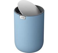 EKO Fandy 2,2L Mini Pattumiera con Coperchio, Cestino da Scrivania con Apertura Basculante per Bagno, Piano di Lavoro, Toeletta, Scrivania o Ufficio, Piccolo Cestino per la Spazzatura (Blu)