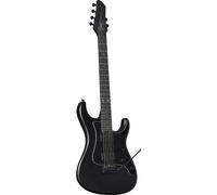 Eko FIRE 500 STEALTH Chitarra Elettrica 22T e 2 pickup humbucker, Nero Opaco