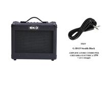 EKO G-BS15 Stealth Black AMPLIFICATORE COMBO PORTATILE 15W x CHITARRA ELETTRICA
