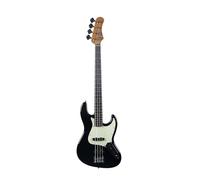 EKO GUITARS - Basso Elettrico JB-300, Corpo Pioppo, Manico Acero, Tastiera Laurel, 2 Pickup Single-Coil, Ponte Vintage, 21 Tasti, Scala 868 mm, Colore Nero