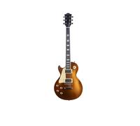 EKO GUITARS - Chitarra Elettrica LS-300 LH per Mancini, Corpo Pioppo, Manico Acero, Tastiera Laurel, 2 Humbucker, Ponte Tune-O-Matic, 22 Tasti, Scala 630mm, Colore Gold