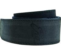 EKO GUITARS - GBU STRAP Tracolla in Pelle,Comfort e Resistenza, Regolabile e Adatta per Chitarre Elettriche e Acustiche, Design Elegante e Duraturo, Colore Nero