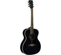 EKO GUITARS - NXT A100 SEE THROUGH BLACK, Chitarra Acustica Top in Abete, Fasce e Fondo in Mogano, Tastiera in South American Roupanà, Colore Nero (06217336)