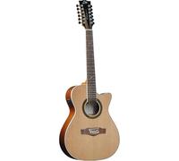 EKO GUITARS - One A150ce XII, Chitarra Acustica Elettrficata, Top in Abete Sitka Laminato, Fasce, Fondo e Manico in Mogano,Tastiera in South American Roupanà, Colore Natural