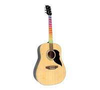EKO GUITARS - RANGER NAT VISUAL NOTE, Chitarra Acustica Dreadnought "Visual Note", Top in Abete, Fasce e Fondo in Linden, Lamina LED "Visual Note" che si interfaccia con l'APP dedicata,Colore Natural