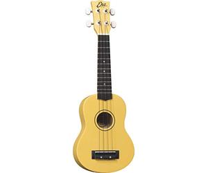 EKO GUITARS - Uku Primo Ukulele Soprano in Tiglio con Borsa Inclusa; Design Vivace e Compatto; Suono Chiaro; Ideale per Tempo Libero, Studio e Attività Musicali; Colore Giallo