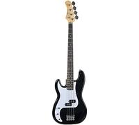 EKO VPB100 LH BLACK LEFT HANDED BASSO ELETTRICO MANCINO con BORSA Tracolla Corde