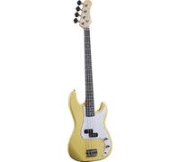EKO GUITARS VPB100, Basso Elettrico Serie "Tribute Starter", Corpo in Pioppo, Manico in Acero e Tastiera 21 tasti in Resina, Due Pickup Humbucker, Controlli Volume e Tono, Colore Cream