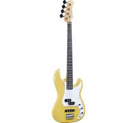 EKO GUITARS - VPJ-280 Cream, Basso Elettrico 4 Corde, Serie "Tribute Starter", Corpo in Pioppo, Manico in Acero, Tastiera 21 Tasti in Resina Eko WPC, Colore Cream