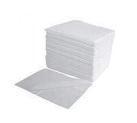 EKO Higiena - Asciugamani usa e getta 70x50cm - Large - Bianco - 100 pezzi - Perforato - assorbente - in morbido tessuto non tessuto - per studio cosmetico, parrucchiere, manicure, sauna, SPA -piegato