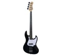 EKO GUITARS - Basso Elettrico JB-100, 4 Corde, Corpo Pioppo, Manico Acero, Tastiera Laurel, 2 Pickup JB, 21 Tasti, Colore Nero