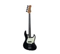 EKO GUITARS - Basso Elettrico JB-300, Corpo Pioppo, Manico Acero, Tastiera Laurel, 2 Pickup Single-Coil, Ponte Vintage, 21 Tasti, Scala 868 mm, Colore Nero