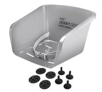 EKO Jenny - Seggiolino per Slitta, 33 x 38 x 24 cm, Argento
