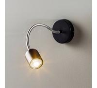 Eko-Light Applique Maxi con braccio flessibile, nero MLP9643