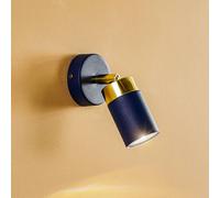Eko-Light Faretto da parete Joker, 1 luce, blu-oro Eko-Light