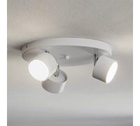 Eko-Light Faretto da soffitto Cloudy 3 luci rotondo bianco Eko-Light