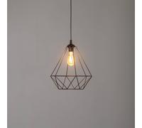 Eko-Light Lampada a sospensione Basket, nera, 1 luce Eko-Light
