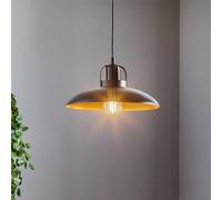 Eko-Light Lampada a sospensione Felix, nero/oro antico, a 1 luce Eko-Light