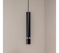 Eko-Light Lampada a sospensione Joker, nero/argento, 1 luce Eko-Light