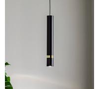 Eko-Light Lampada a sospensione Joker, nero/oro, 1 luce Eko-Light