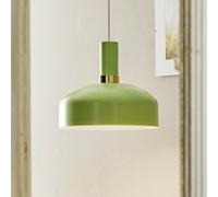 Eko-Light Lampada a sospensione Malmo con paralume verde menta Eko-Light
