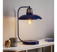 Eko-Light Lampada da tavolo Felix, blu/oro Eko-Light