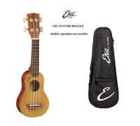 EKO UKU DUO Ukulele Soprano Eq elettrificato c/accordatore integrato,borsa,corde