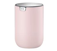 EKO - Mini pattumiera da scrivania con coperchio basculante da 1,5 litri, cestino rotondo per ufficio, casa, auto (rosa)