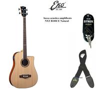 EKO NXT B100CE Natural basso acustico elettrificato con Tracolla e Cavo NUOVO