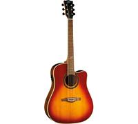 Eko ONE D150CE VINTAGE BURST Chitarra elettroacustica forma Dreadnought 20 Tasti