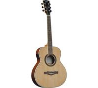 EKO GUITARS - One M150e Mini, Chitarra Acustica Elettrificata Mini, Top in Abete Sitka Laminato, Fasce e Fondo in Mogano Laminato, Manico in Mogano e Tastiera in South American Roupanà, Colore Natural