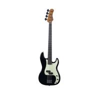 EKO GUITARS - Basso Elettrico PB-300, 4 Corde, Corpo Pioppo, Manico Acero, Tastiera Laurel, 2 Pickup PB Humbucker, Ponte Vintage 4-Saddle, Colore Nero