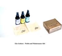 EKO GUITARS - Polish and Maintenance Kit, per Pulizia e Cura della Chitarra, 3 Spray 50 ml per Tastiera, Corde e Corpo, 2 Panni Microfibra Inclusi