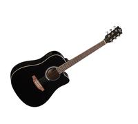 Eko Ranger CW EQ Black Chitarra Acustica Cutaway Nera