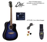 EKO RANGER CW EQ BLUE SUNBURST CHITARRA ACUSTICA ELETTRIFICATA CUTAWAY BLUE SUNBURST