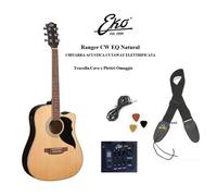 EKO RANGER CW EQ Natural CHITARRA ACUSTICA ELETTRIFICATA + TRACOLLA CAVO PLETTRI