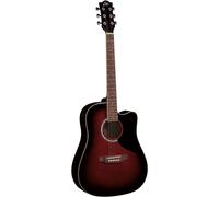EKO RANGER CW EQ RED SUNBURST CHITARRA ACUSTICA ELETTRIFICATA KIT Borsa e cavo