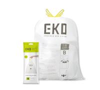 EKO Sacchetti per la spazzatura da 7-10 litri, resistenti, per bidoni sottili della cucina e del bagno, a tenuta stagna e antistrappo, per rifiuti e riciclaggio, sacchetti per rifiuti alimentari non