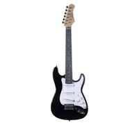EKO ST-100 MINI CHITARRA ELETTRICA NERA 3/4 TRAVEL PER BAMBINO + Tracolla e Cavo