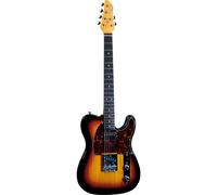 Eko TERO V-NOS SUNBURST Chitarra Elettrica a 22 Tasti con singol-coil S-H