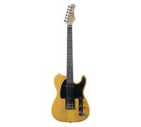 EKO GUITARS - Chitarra Elettrica TL-300, Corpo Pioppo, Manico Acero, Tastiera Laurel, 2 Pickup Single Coil, Ponte Stile Tele, 22 Tasti, Colore Butterscotch