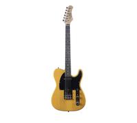 EKO GUITARS - Chitarra Elettrica TL-300, Corpo Pioppo, Manico Acero, Tastiera Laurel, 2 Pickup Single Coil, Ponte Stile Tele, 22 Tasti, Colore Butterscotch