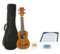 EKO UKU DUO Ukulele Soprano Mogano con Borsa + Accordatore Corde Accordi Plettri
