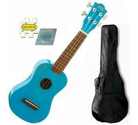 EKO UKULELE PRIMO SOPRANO BLUE UKULELE IN LINDEN BLU + BORSA + CORDE