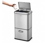 EKO Vintage Pattumiera con Sensore 32 L + 18 L