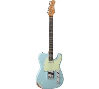 Eko VT-380 Relic Daphne Blue Chitarra Elettrica 22 Tasti Selettore pickup 3-Vie