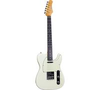 Eko VT-380 V-NOS OLYMPIC WHITE Chitarra Elettrica 22T con due pickup single-coil