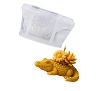 Ekoama Creatura 3D Candela in Silicone Stampo in Silicone Multiuso Animale per Resina Casting Candela Fatta a Mano Gesso Figurine