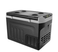 EKOJUCE Frigorifero elettrico a compressore da 12 V, 32 QT (30 l), frigorifero da 12 V, frigorifero per auto, 12/24 V CC e 110-240 V AC, per campeggio, moda, viaggi, casa