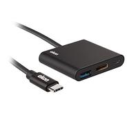 Ekon adattatore HUB, HDMI, USB-A, USB-C, cavo USB-C, protezione antipiega, per PC, laptop, TV, Smart TV, MacBook, Monitor, proiettore, PlayStation